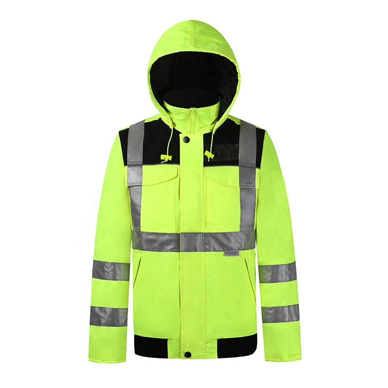 Men's High Visibility Weatherproof Safety Bomber Jacket