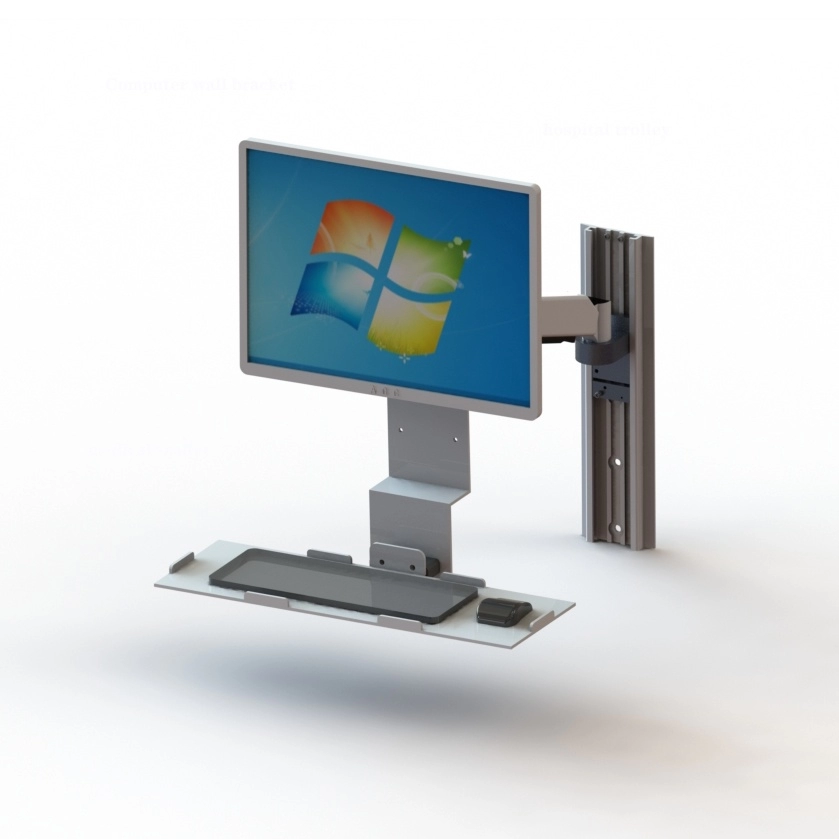 All-in-One Wall-Mounted PC Workstation