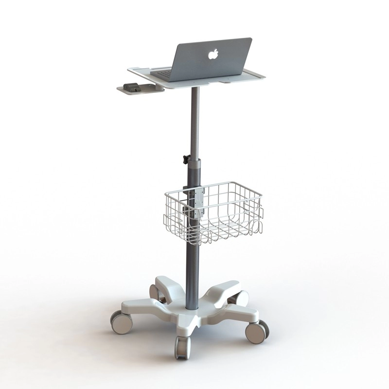 15 inch mobile laptop computer trolley cart