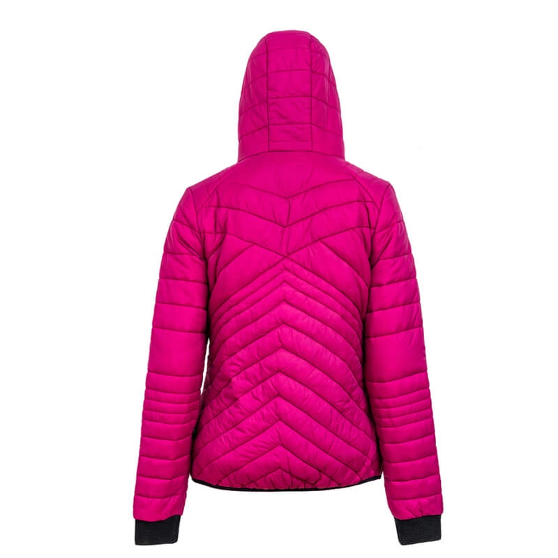 Womens Casual Hooded Quilted Down Jacket