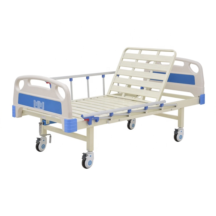 HC-B007 Semi-fowler Epoxy Coated 1 Crank Manual Hospital Bed