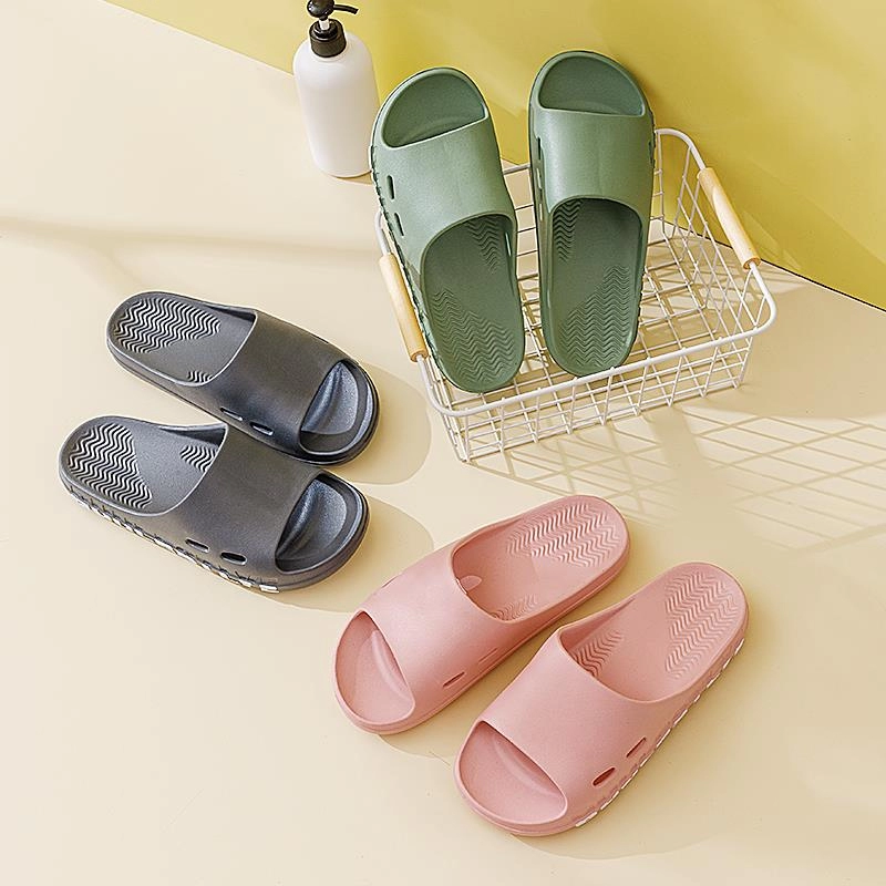 Rubber EVA bathroom slipper Printed logo slipper Footwear