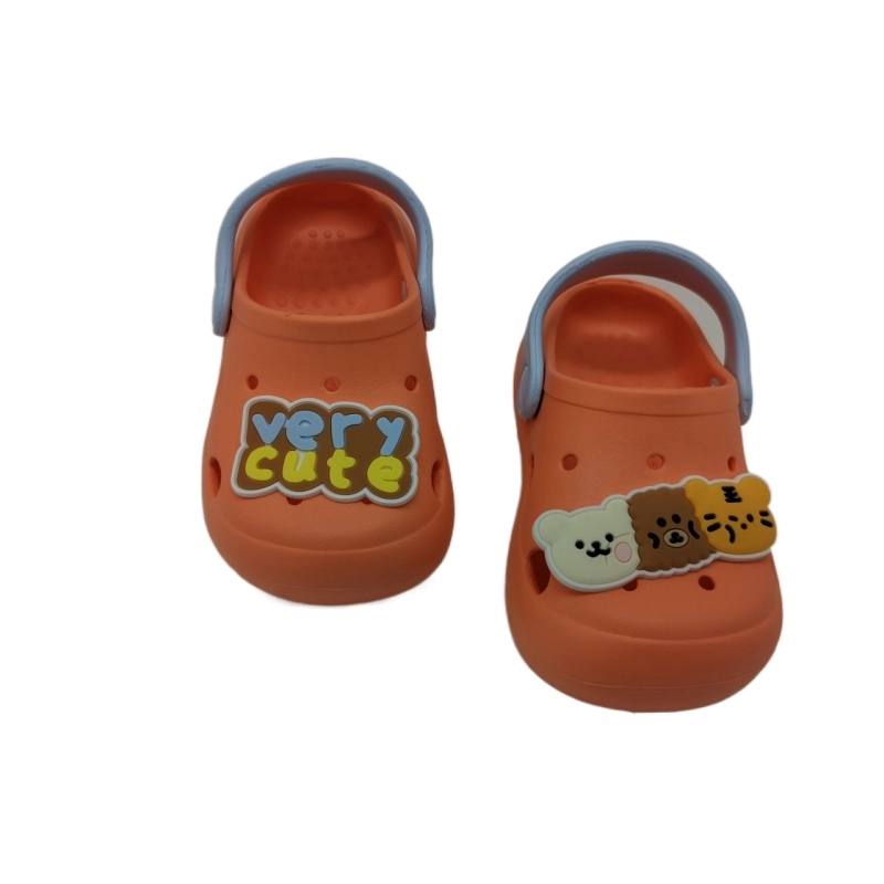 2021 Cute kids animal alphabet pattern EVA clogs shoes