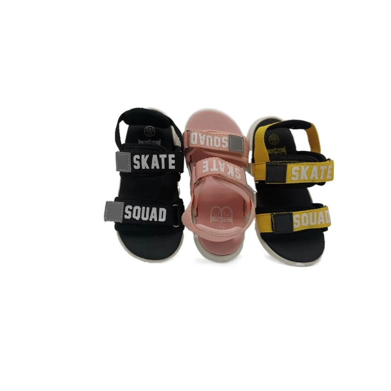 Two strap athletic children sandal with Softer Rubber EVA