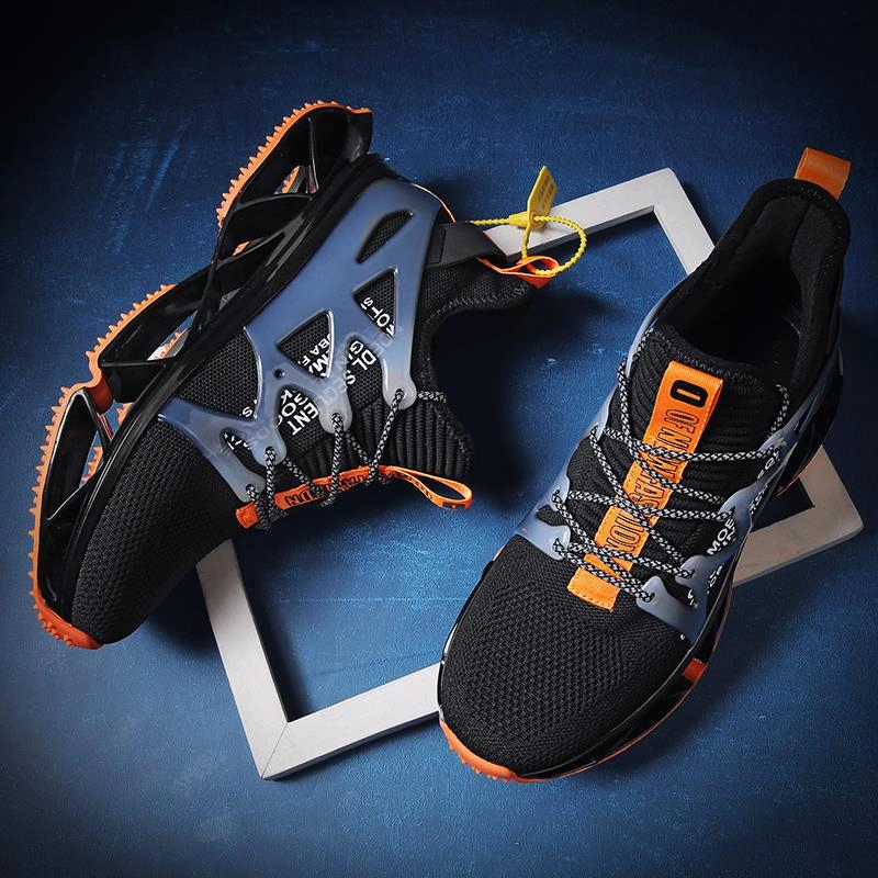 Anti-slip sole running basketball sport shoes with luminous design