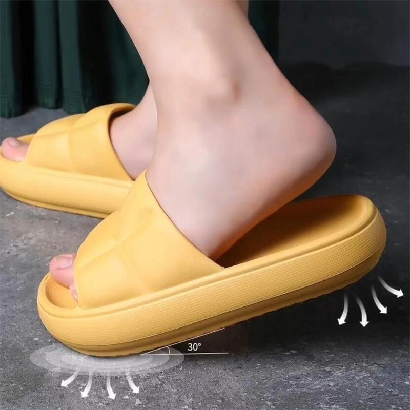 Thick bottom bath non-slip home Kawai female slipper cute platform sandals