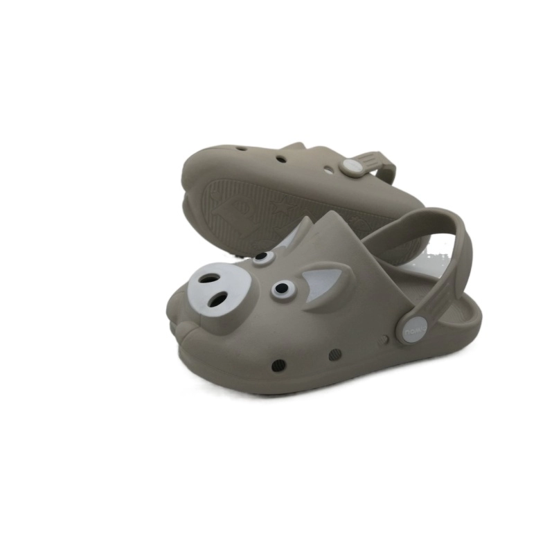Child pig design anti-slip clogs shoes