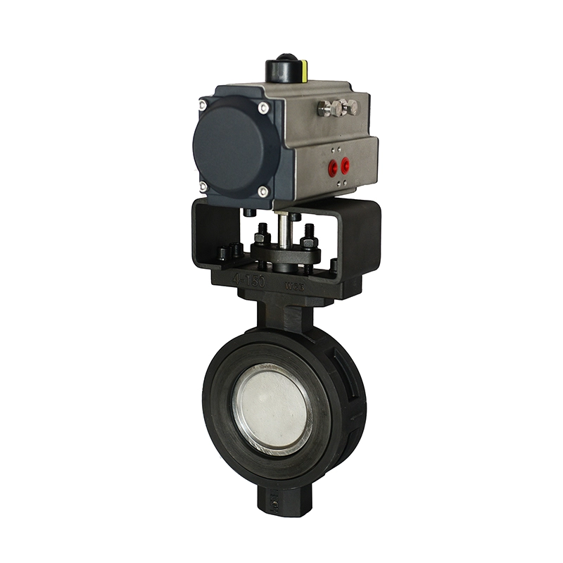 Pneumatic Operated Wafer Type High Performance Butterfly Valve