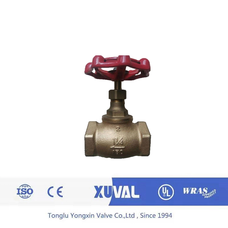 Bronze wire clasp globe valve