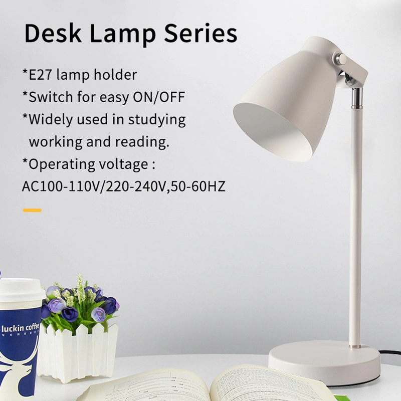 metal adjustable folding reading table lamp