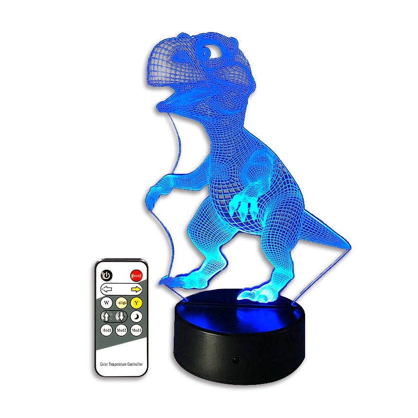 3D Night Lights With 7 Colors Changeable For Kids