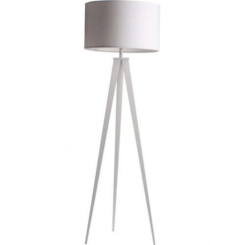 Modern design white metal tripod floor lamp