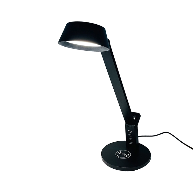 wireless charging multi-mode step less dimming desk lamp