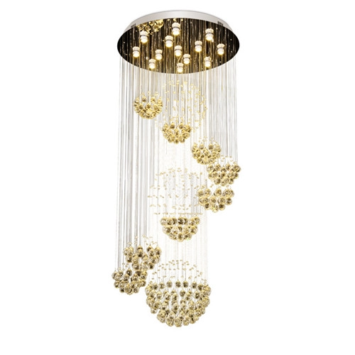 Foyer modern raindrop crystal chandelier