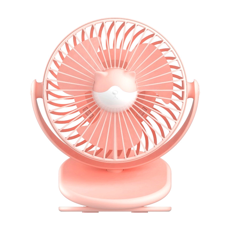 Newly Portable Electronic Quite Clip Night Light Small Fan
