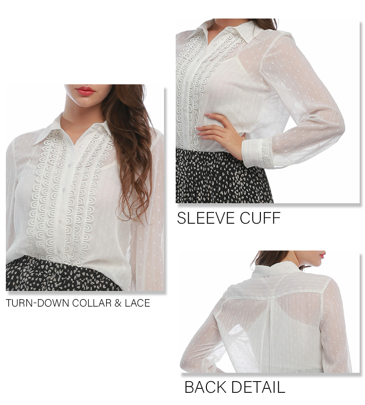 translucent chiffon blouse