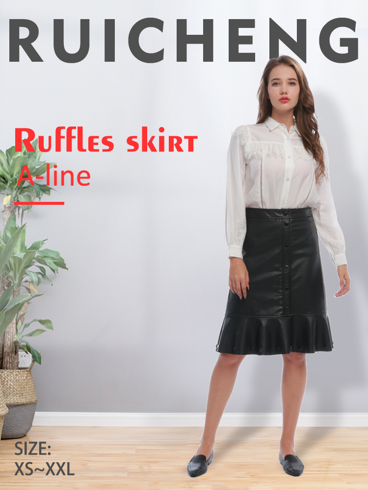 Elastic A-line Skirt