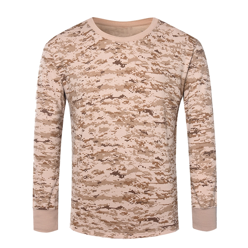 Military digital desert camo long sleeve T shirt