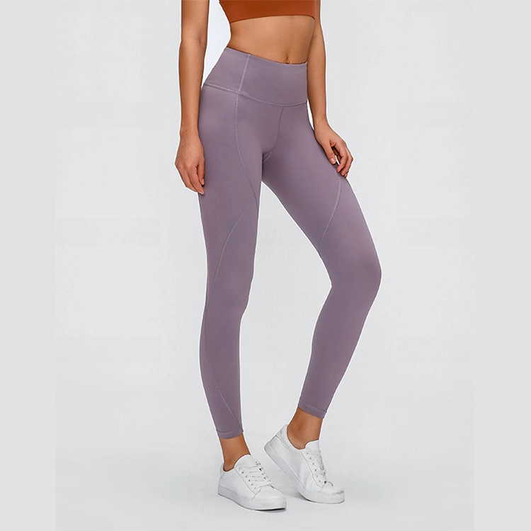 Wide Elastic Waistband Smooths Sides leggings