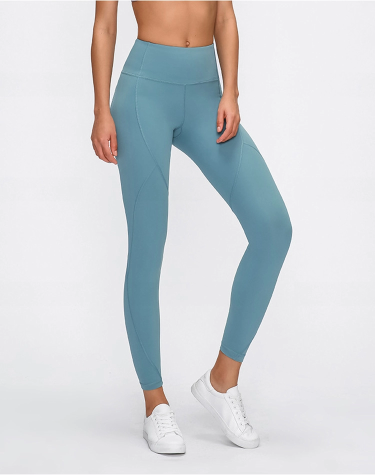 Wide Elastic Waistband Smooths Sides leggings