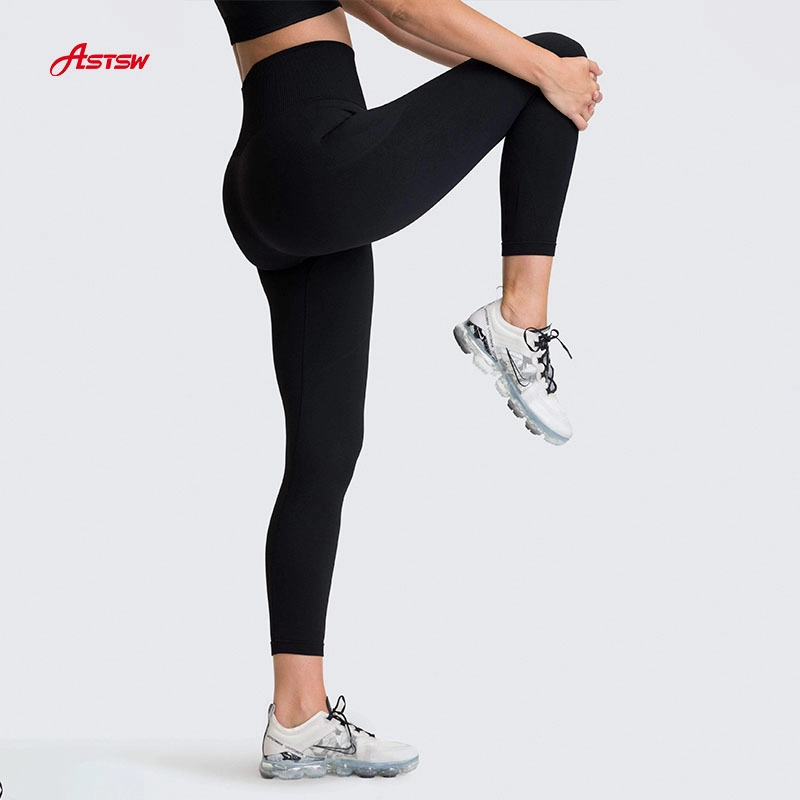Athletic Breathable Seamless Black Tights