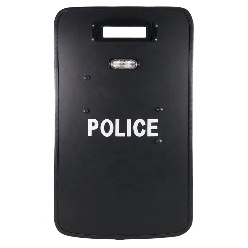 NIJIIIA/III PE aramid flash portable bullet proof shield for police