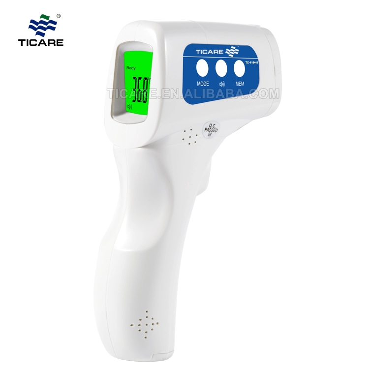 Medical digital infrared forehead skin thermometer suitable for baby or adult use