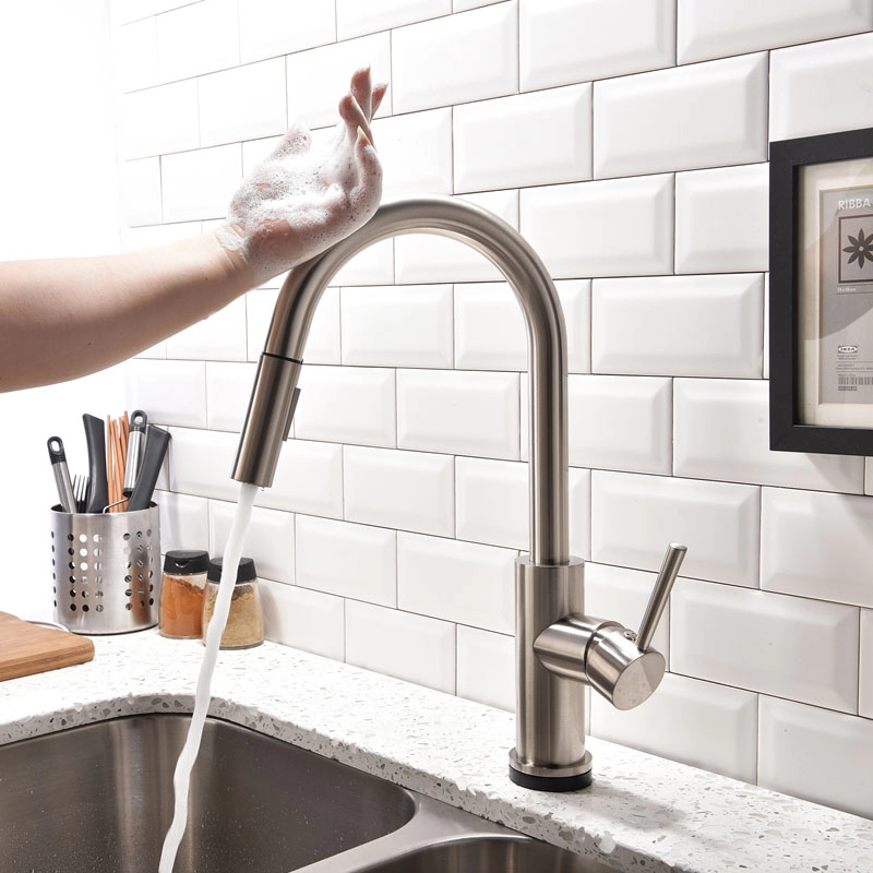 Touchless Pull-down Sprayer Kitchen Faucet