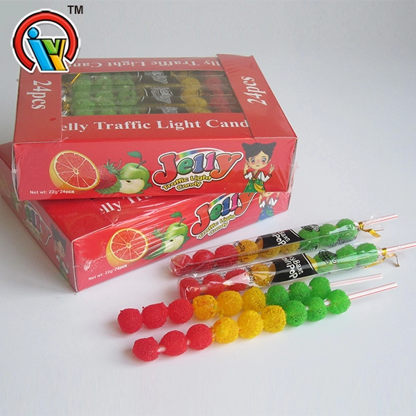 Fruity chewing gummy candy waxberry shape soft candy