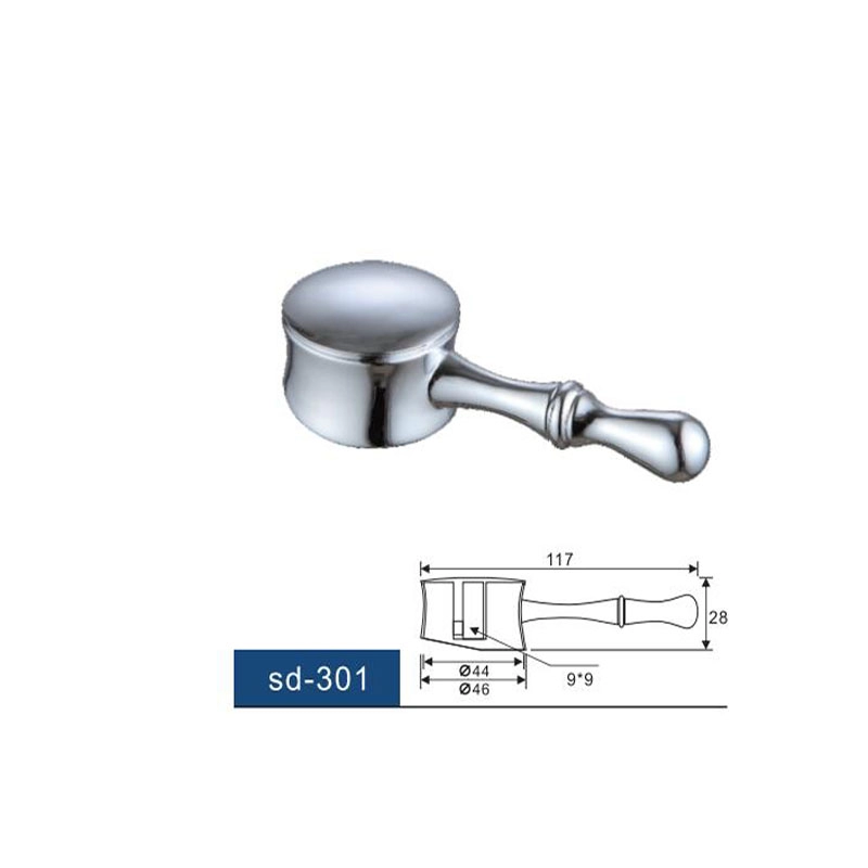 Faucet Handle Zinc Alloy Basin Mixer Faucet Tap Waterfull Single Lever Handle 35mm Valve Faucet Parts Tools