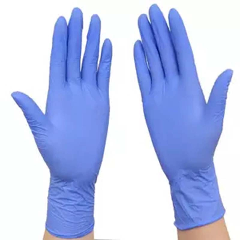 Powder Free Disposable Nitrile Gloves Blue 6 mil Nitrile Gloves