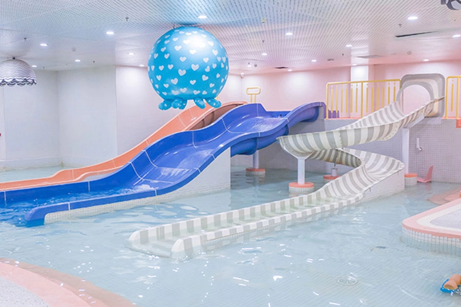 Most Popular Swimming Pool Water Slide Aquatic Playground Pool Water Slide For Kids Playing