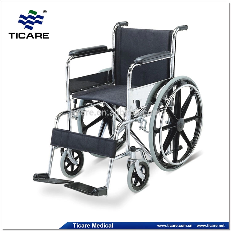 Aluminum Nylon Seat Steel Wheel Chair for Child or adult