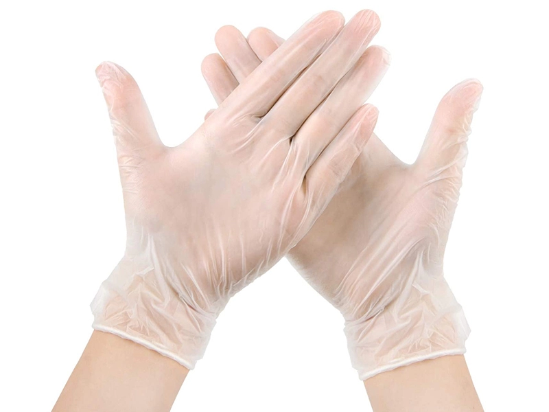 Clear Powder Free Vinyl Exam Glove