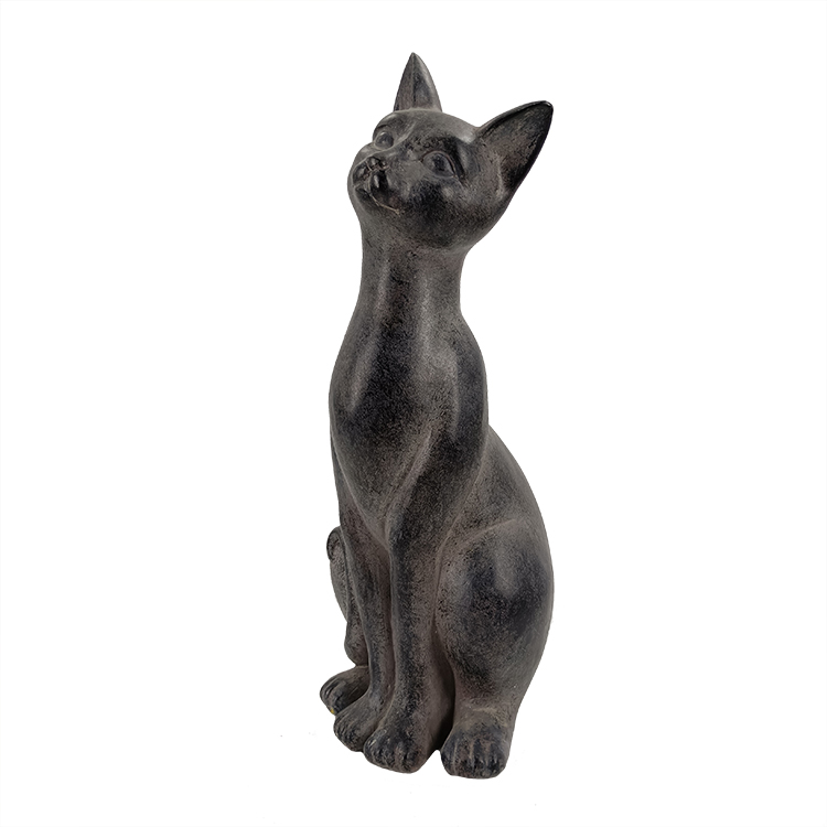 resin standing cat figurine