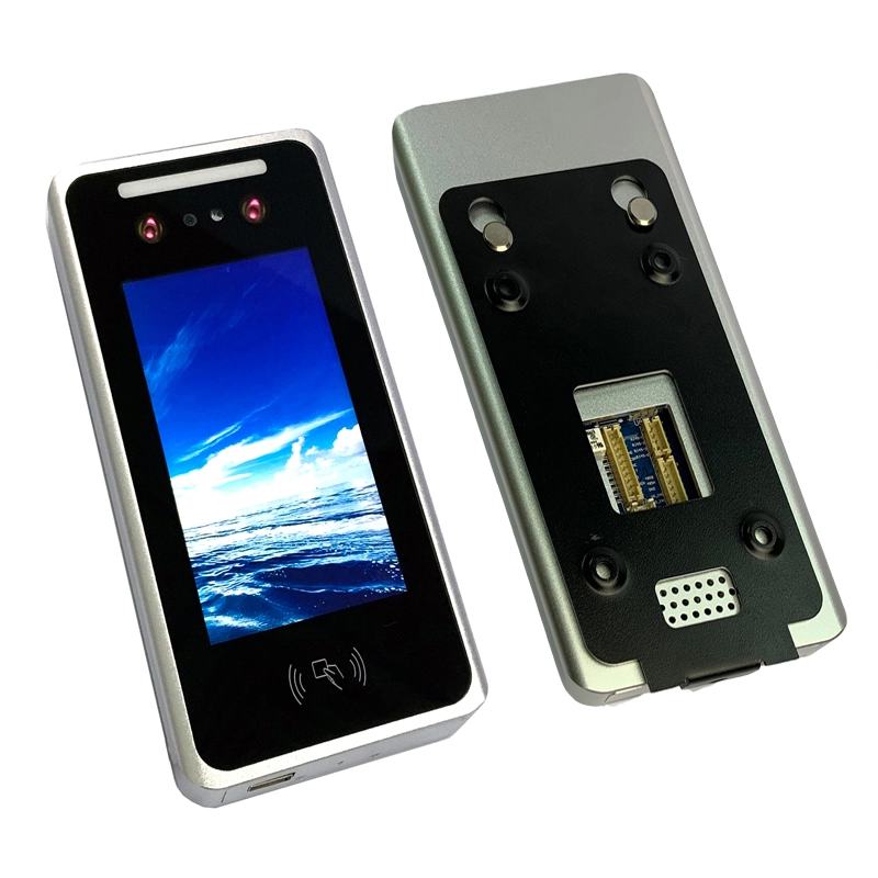 Facial Recognition Access Control System with Backlight Live Detection Technology and Anti Riot Metallic Casing