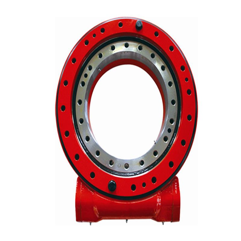 17 inch Horizontal  Red Slewing Drive With Hydraulic Motor For Excavator