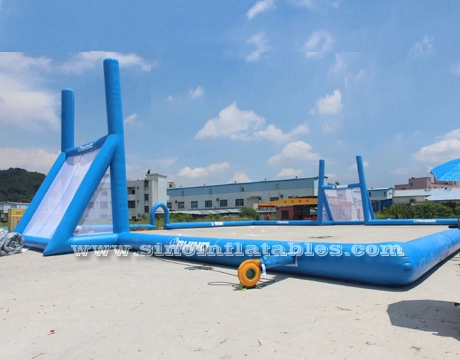 45x30m mobile giant inflatable rugby football field for children N adults from China inflatable manufacturer