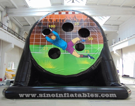4 meters high double side giant inflatable soccer dart board for kids N adults soccer dart games entertainment
