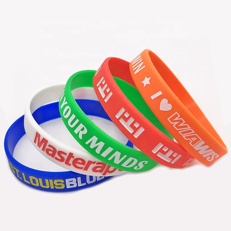 Custom Silicone Bracelets, Make Your Own Rubber Wristbands With Message or Logo, High Quality Personalized Wrist Band
