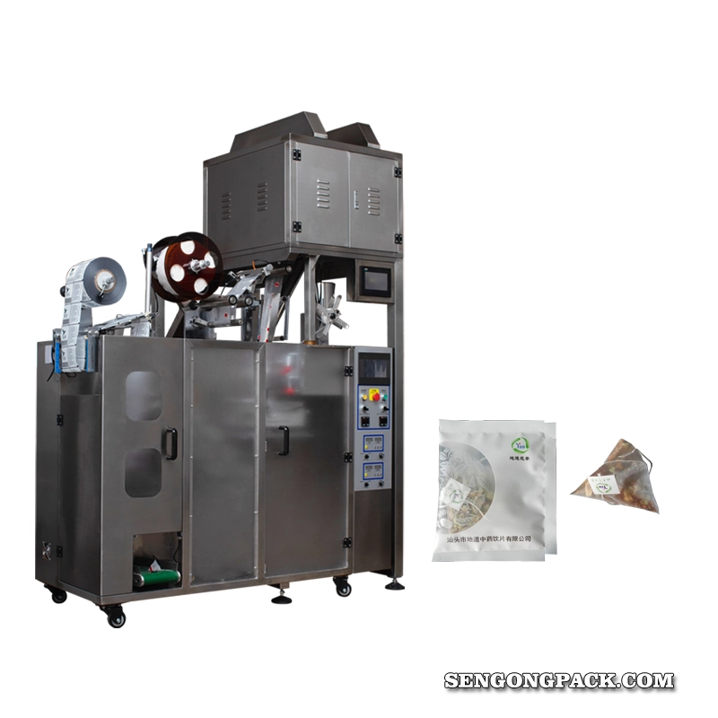 C21DX-II integrated  Automatic pyramid tea bag packaging machine