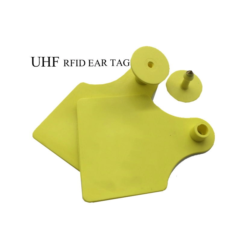 Long range UHF RFID QR Code animal smart ear tags for sheep pig