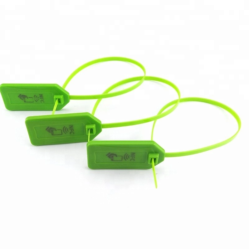 Nylon Steel Releasable Zip Tie NFC RFID Cable Tie Tag