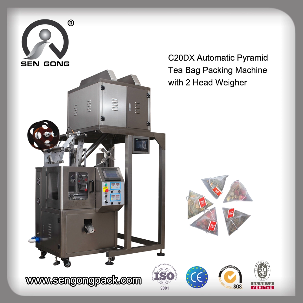 C20DX Automatic Pyramids tea pouch filter sealing machine