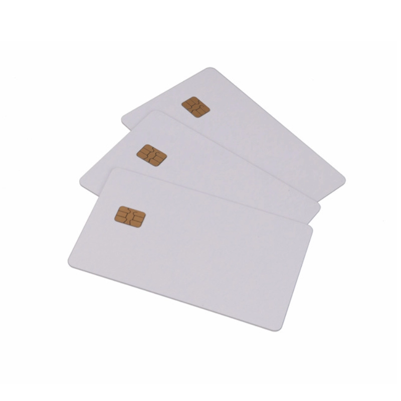 Inkjet Printing Blank White 4442/4428 Chip Contact Smart Card