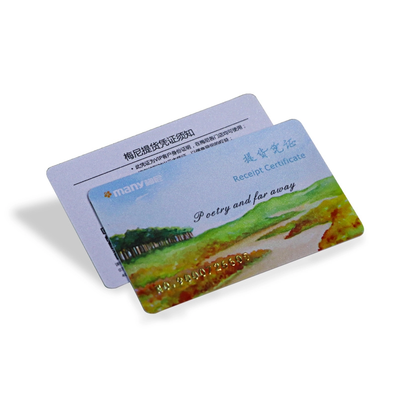 Personalized Plastic PVC FM4442/ISSI4442 Contact Smart Card