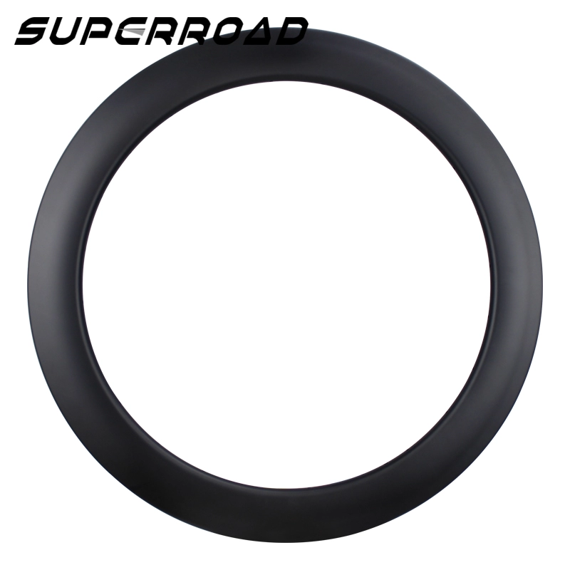 Superroad U Shaped 65mm Carbon Wheelset Road Disc Rims
