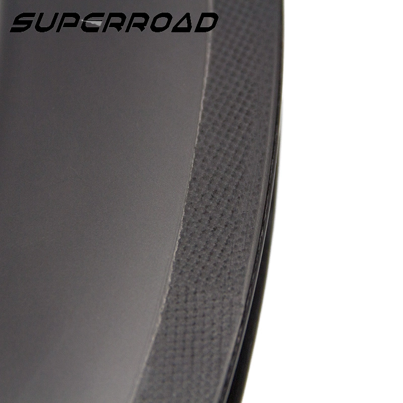 U Shape 50mm Carbon Tubular Rims 700C With Basalt Braking Surface