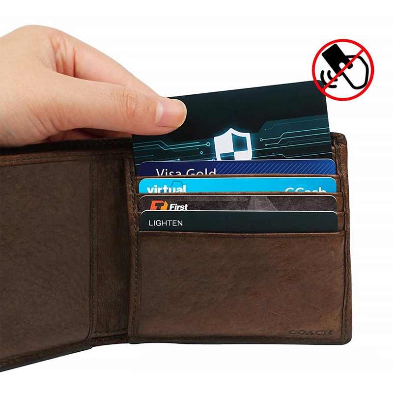 13.56Mhz Contactless Secure Credit Card Protector Shielding Cards
