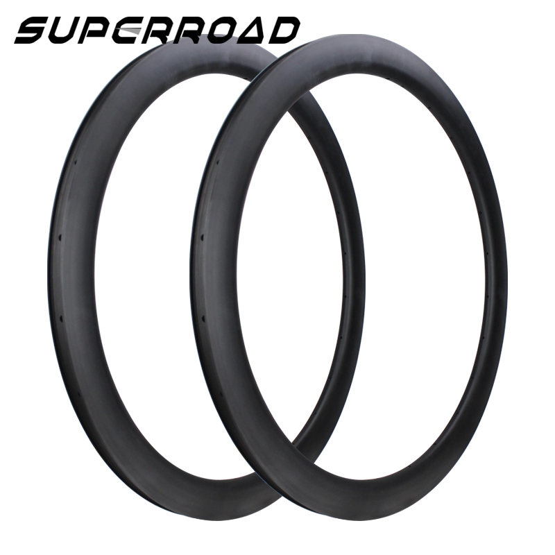 Cyclocross 28mm Wide 50mm Carbon Clincher Disc Brake Rims